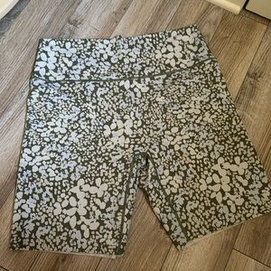 Aerie floral print biker shorts